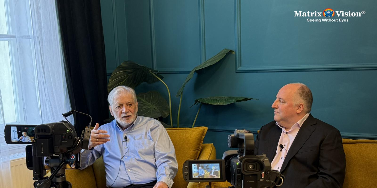 Mark Komissarov in conversation on camera, recorded for The MatrixVision Academy archive.